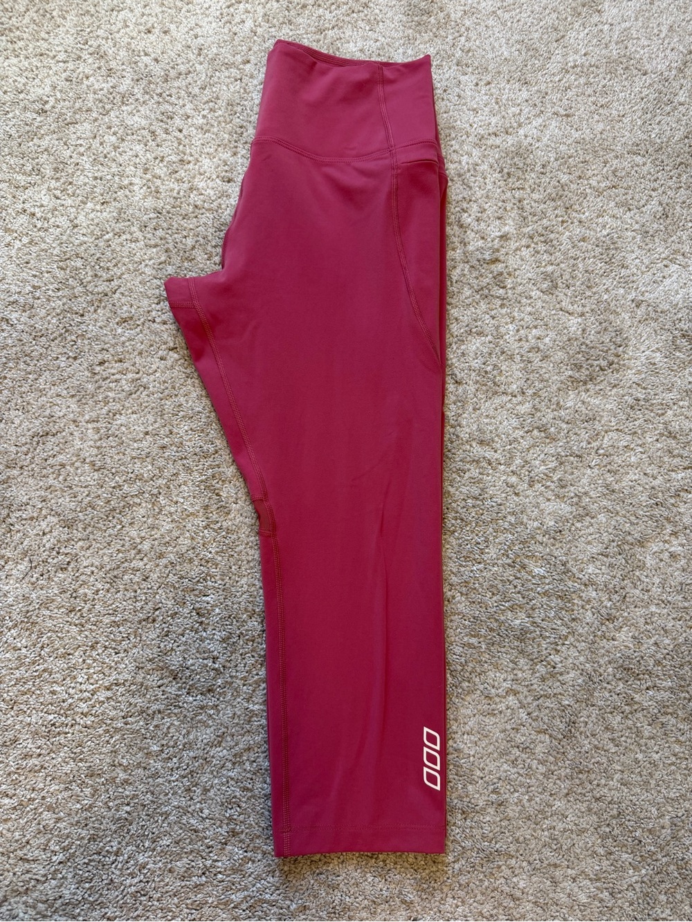 Lorna Jane High-Rise Performance Leggings in Mauve / Dusty Rose